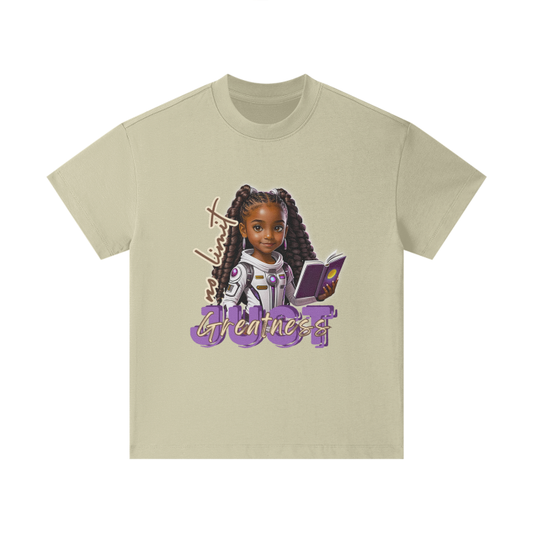 No Limit (Girls) - Streetwear Kids T-Shirt/Heavyweight/ 305 GSM/Earth Tone FOG/100% Cotton