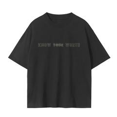 Know Your Worth - Unisex Seamless T-Shirt/230 GSM