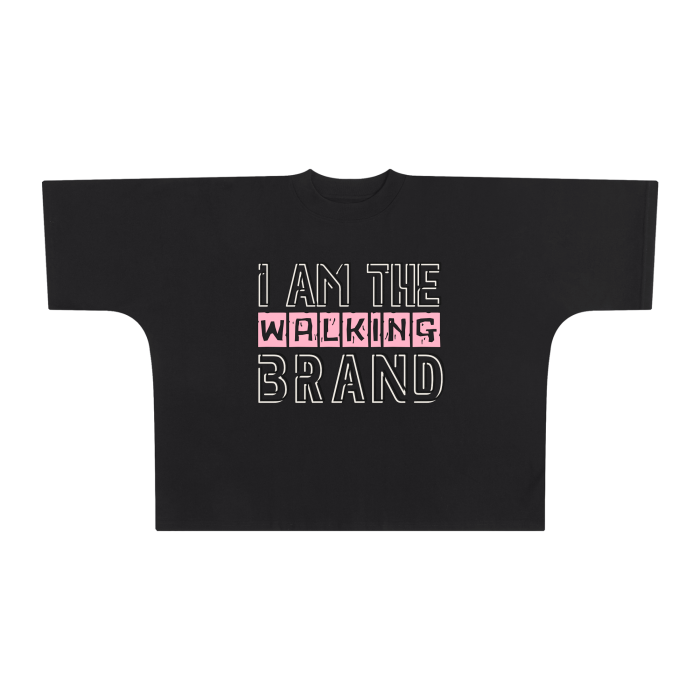 The Walking Brand - 300 GSM/Oversize/One-piece Pattern Cut/Boxy Tee