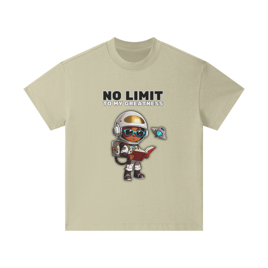 No Limit (Boys) - Streetwear Kids T-Shirt/Heavyweight/ 305 GSM/Earth Tone FOG/100% Cotton