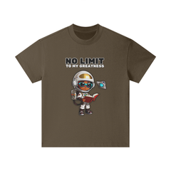 No Limit (Boys) - Streetwear Kids T-Shirt/Heavyweight/ 305 GSM/Earth Tone FOG/100% Cotton