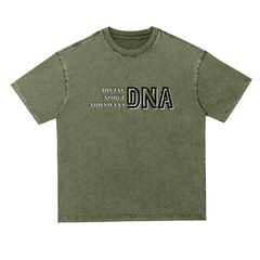 My DNA (Divine Nobel Abundant) - 300 GSM/Heavyweight Oversize Tee/Acid Washed