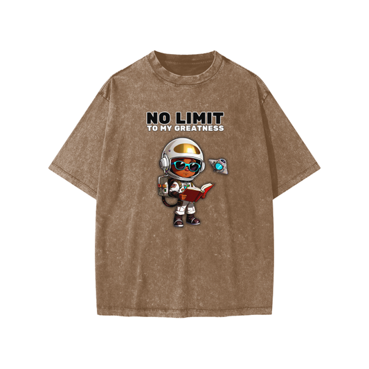 No Limit (Boys) - 100% Cotton T-Shirt/Streetwear Kids/American Vintage/ Acid Washed