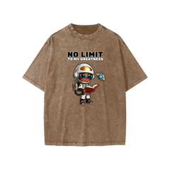 No Limit (Boys) - 100% Cotton T-Shirt/Streetwear Kids/American Vintage/ Acid Washed