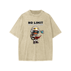 No Limit (Boys) - 100% Cotton T-Shirt/Streetwear Kids/American Vintage/ Acid Washed