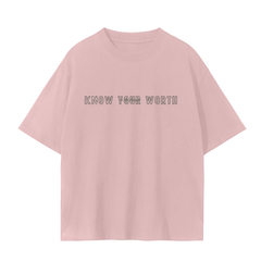 Know Your Worth - Unisex Seamless T-Shirt/230 GSM