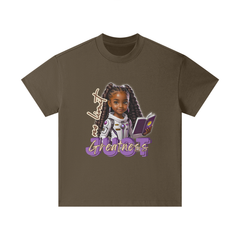 No Limit (Girls) - Streetwear Kids T-Shirt/Heavyweight/ 305 GSM/Earth Tone FOG/100% Cotton