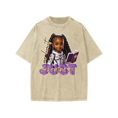 No Limit (Girls) - 100% Cotton T-Shirt/Streetwear Kids/American Vintage/ Acid Washed