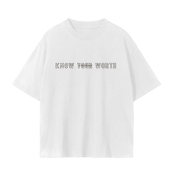 Know Your Worth - Unisex Seamless T-Shirt/230 GSM