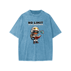 No Limit (Boys) - 100% Cotton T-Shirt/Streetwear Kids/American Vintage/ Acid Washed